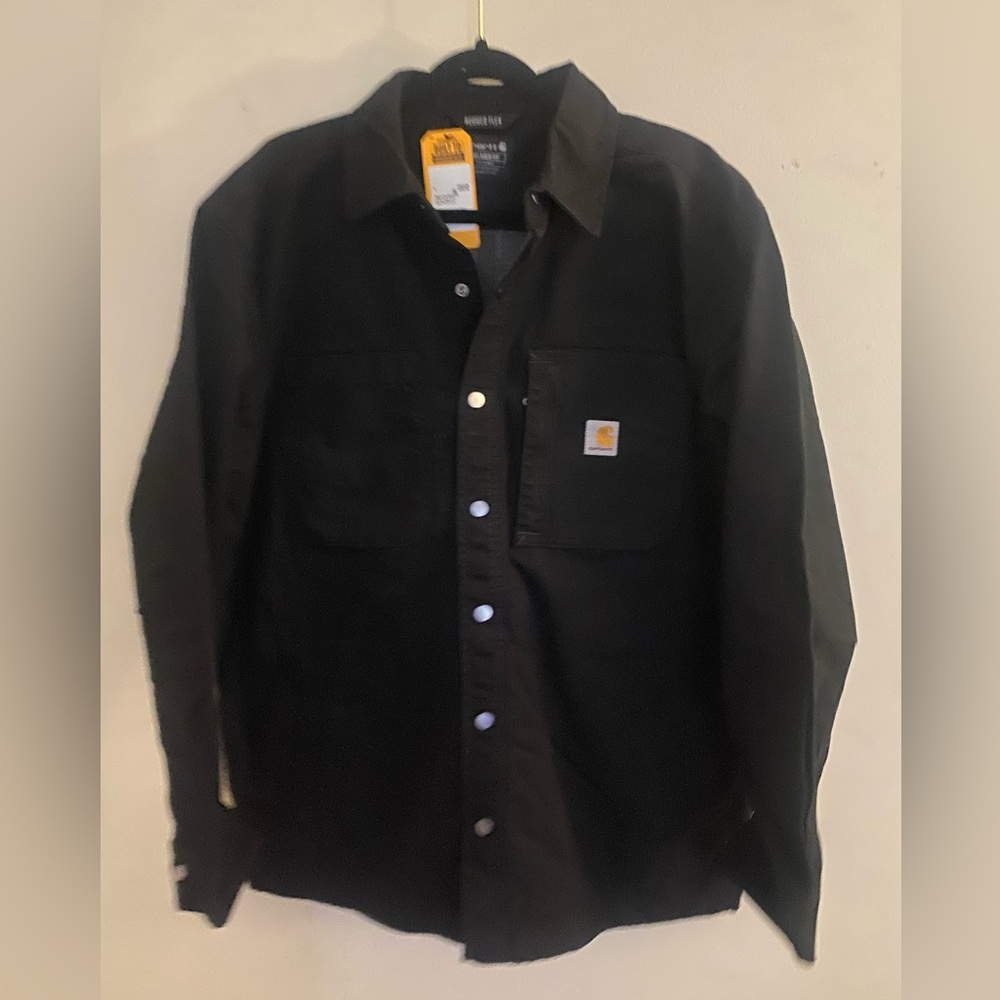 Carhartt Men's Dark Gray Shirt Jacket - Picture 3 of 5